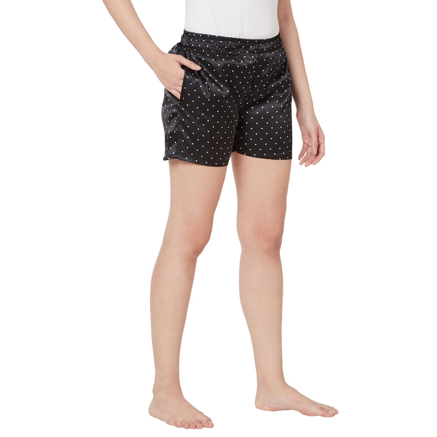 Sweet Dreams Womens Regular Shorts (OCW-2359A_Black