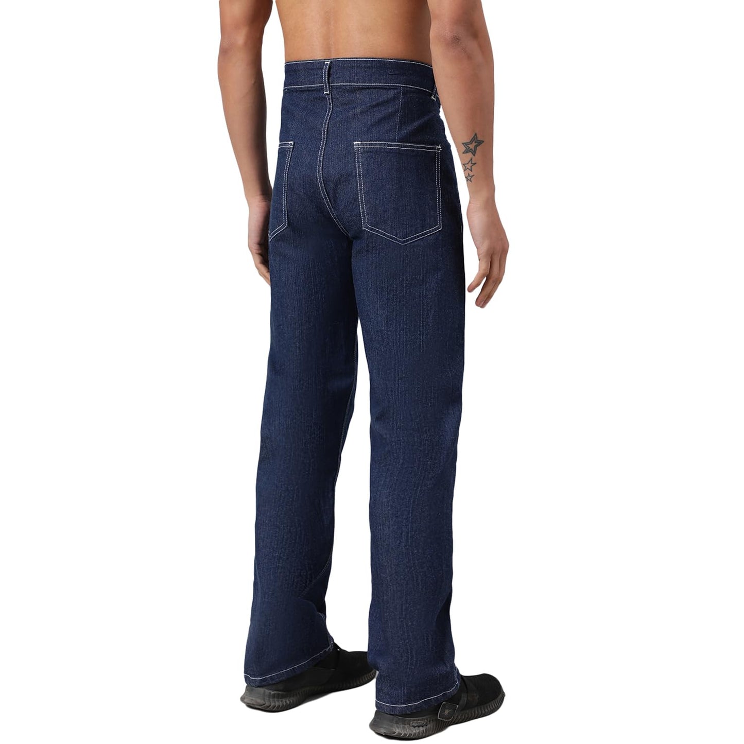 Kotty MenS Cotton Lycra Blend Relaxed Fit Mid Rise Jeans