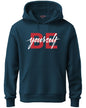Adro Men'S Cotton Neck Hooded Sweatshirt (H20-M-Byo-Sb_Teal_Xl)