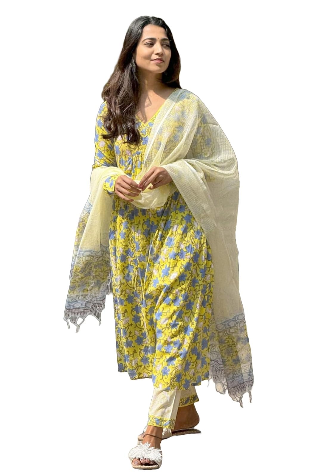 Alvami Women's Viscose Regular Kurta Set