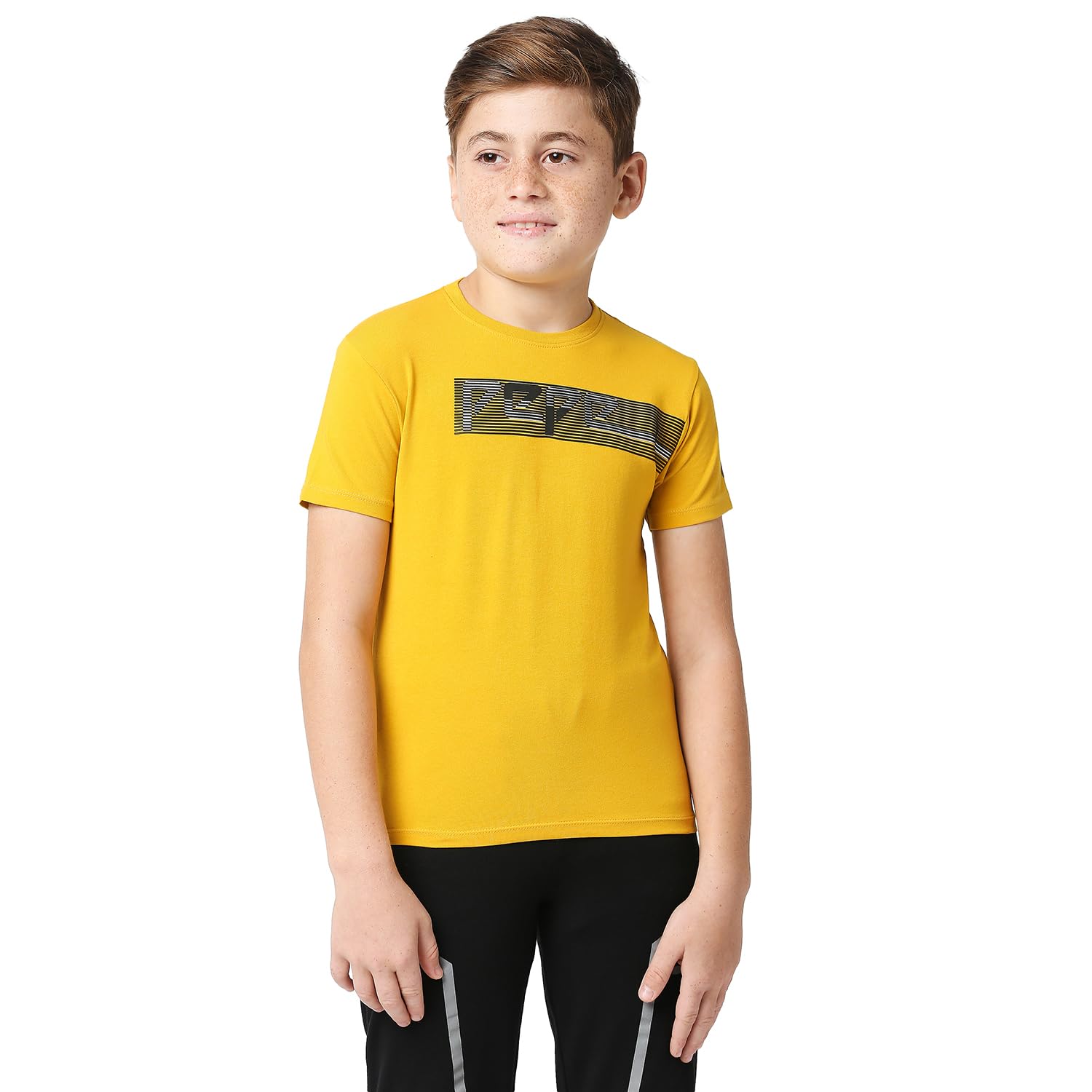 Pepe Jeans BoyS Regular Fit T-Shirt (Pb50367207916_Mustard