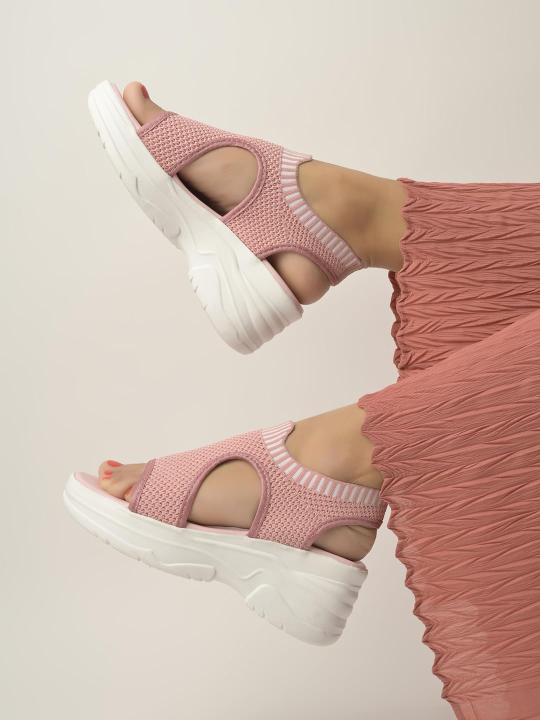 Shoetopia Flatforms Sandals For Women & Girls