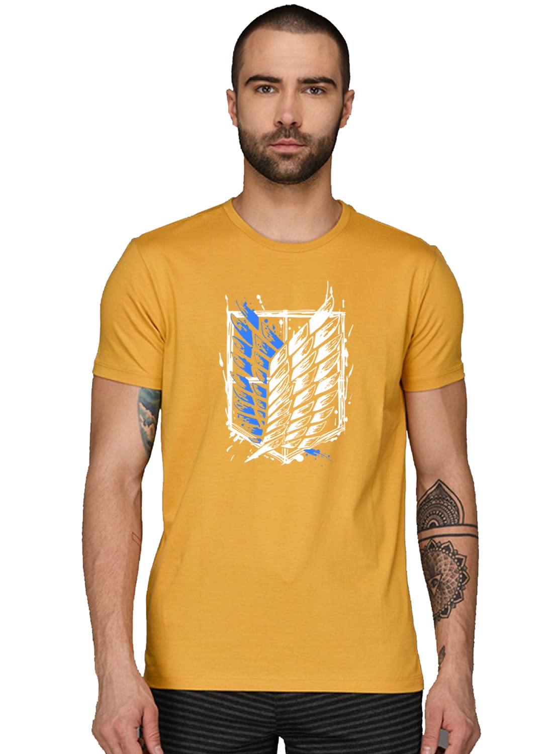 ADRO Mens Attack on Titan Cotton T-Shirt (S)