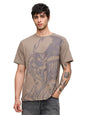 The Souled Store Looney Tunes: Taz Men and Boys Short Sleeves Round Neck Brown Graphic Printed Regular Fit Cotton T-Shirts