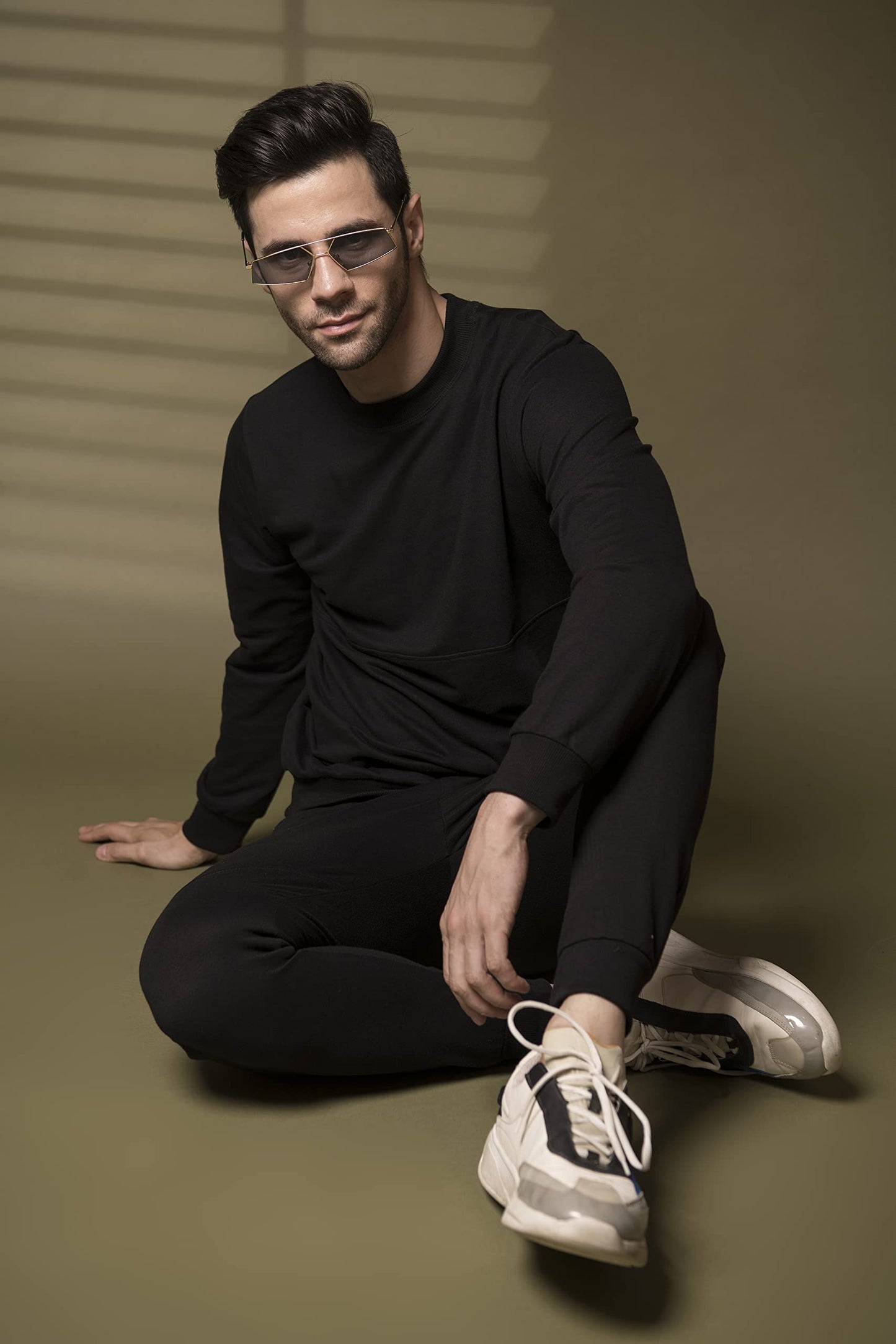 Rigo Round Neck Full Sleeve Terry Track Suit For Men | Regular Fit Plus Sizes Tracksuit for Mens | Co-ord Set For Men