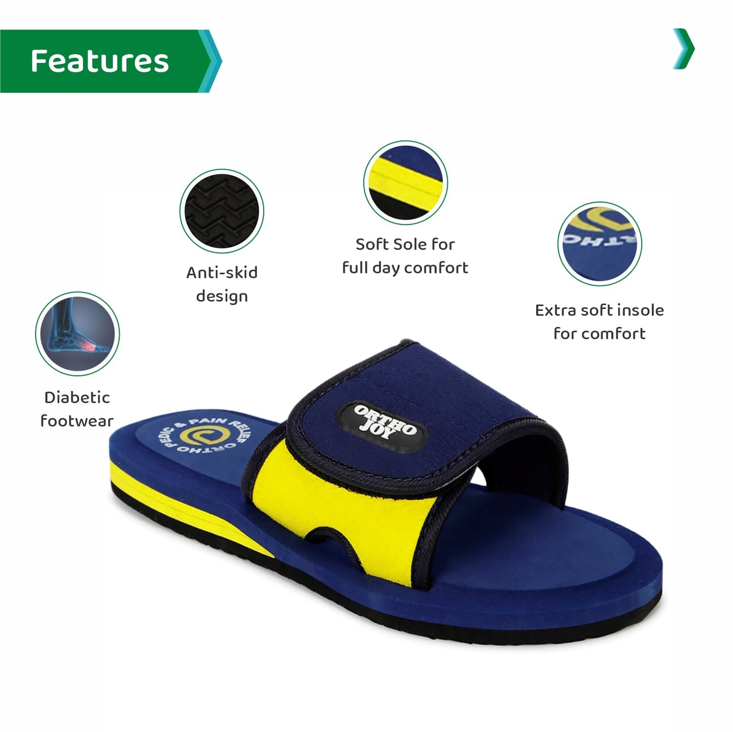 Ortho Joy Fancy Doctor Slipper For Women || Comfortable Ortho Slipper For Women