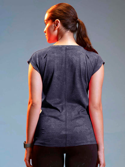 Lyra WomenS Rapid Dry Short Sleeve Breathable And Flexible Fit Active Top