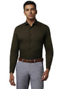Allen Solly Men Slim Fit Solid Formal Full Sleeve T-Shirt