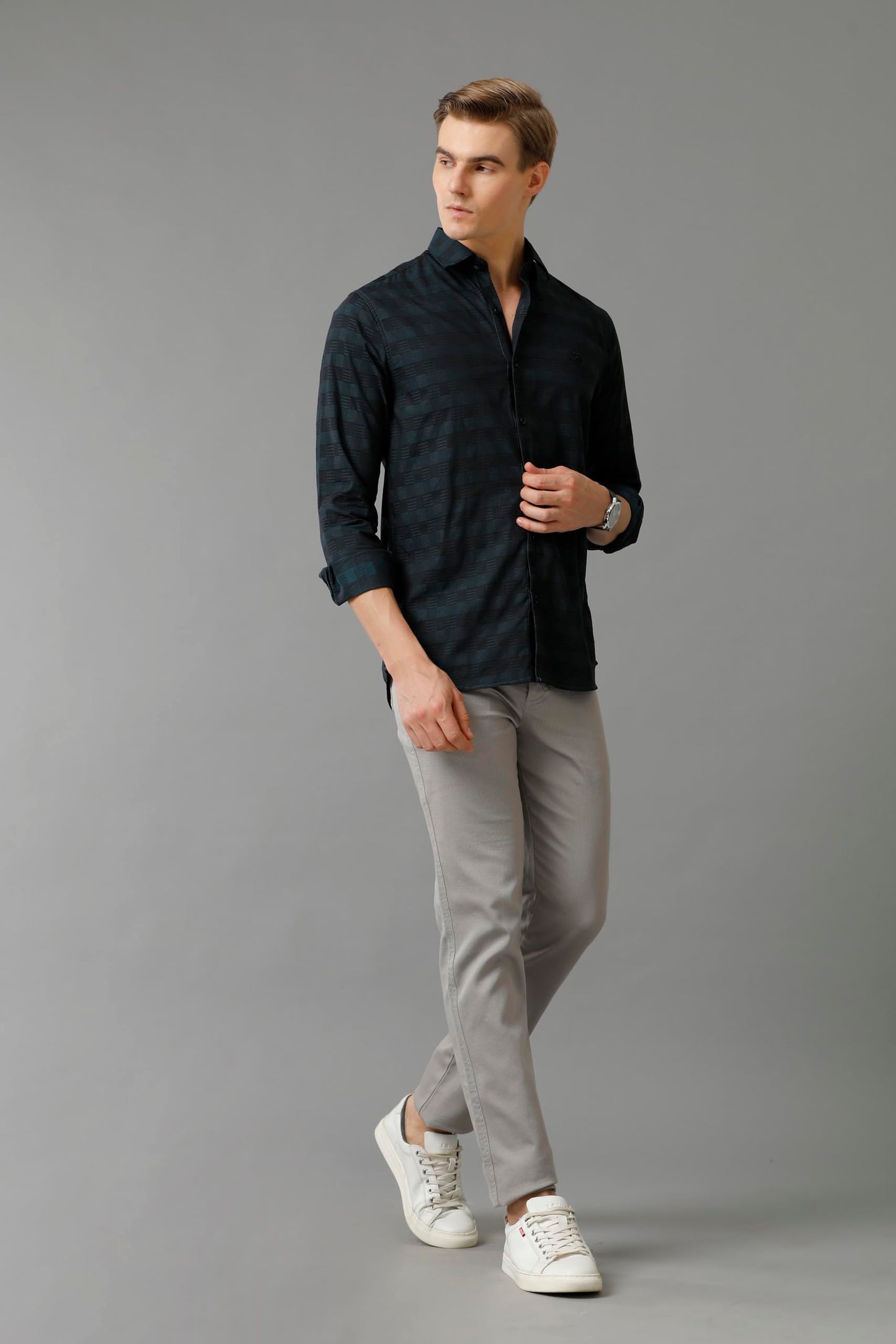 ADRO Elegant Essentials Giza Cotton Men's Casual Shirts