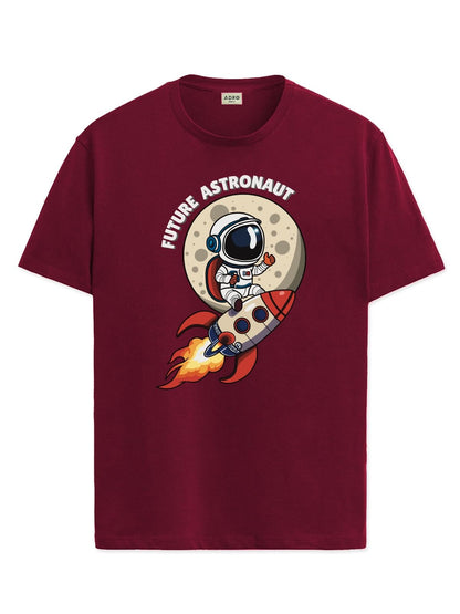 ADRO T Shirts for Boys & Girls | Astronaut Printed T-Shirt | Ages 3-14 | 100% Cotton Round Neck Tshirt for Boys |KRN-L2-ASTRO-MR