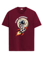 ADRO T Shirts for Boys & Girls | Astronaut Printed T-Shirt | Ages 3-14 | 100% Cotton Round Neck Tshirt for Boys |KRN-L2-ASTRO-MR