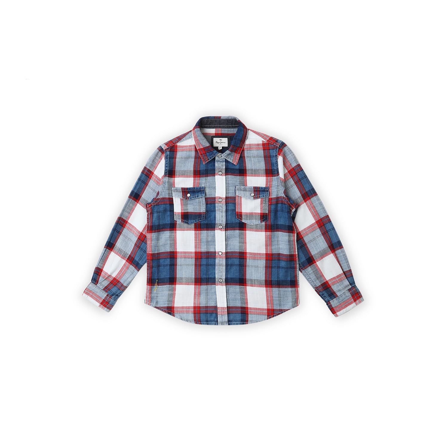 Pepe Jeans Andres Jr Y/D Indigo Checks Shirt