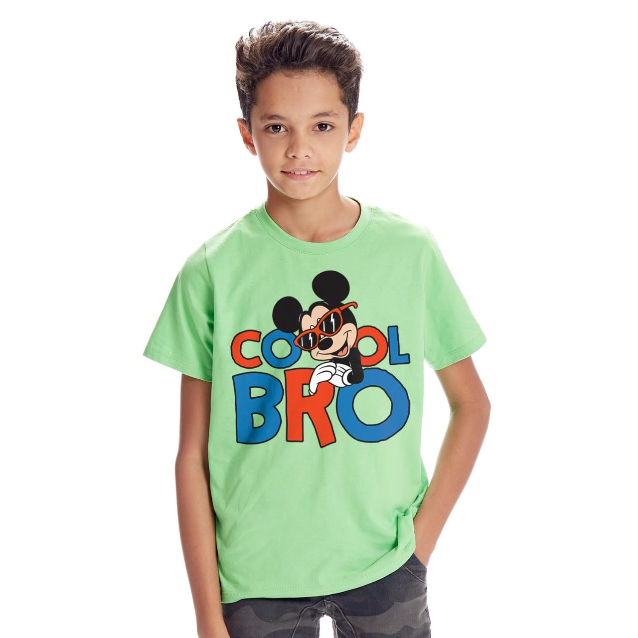 Bon Organik Boys Regular Fit T-Shirt (24RAKHI7839_Brother