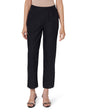 W for Woman W Cotton Blend Strechable Straight Pants for Women | Cotton Blend Straight Pants for Women | Trousers for Women Blac