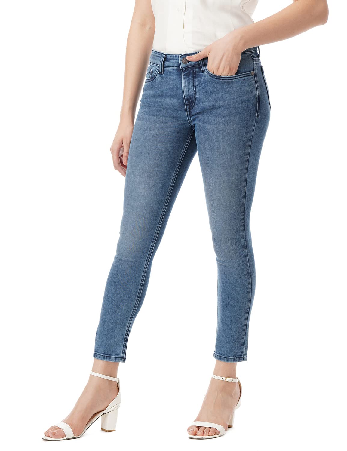Inkd WomenS Airflex Skinny Fit Jeans -Lightweight & Stretchable