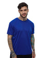 The Souled Store Solids: Blue Mens and Boys Regular fit Solid Half Sleeve Polyester Blue Color Jerseys