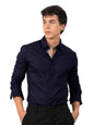Pinkmint Mens Regular Fit Soft Cotton Blend Casual Combo Shirt with Pocket Design & Spread Collar Full Sleeves Formal Shirt Dar
