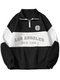 Noble Monk MenS Baggy Fit Sweatshirt | Drop Shoulder Oversized Sweatshirt | Long Sleeve Zip With Collared Sweatshirts For MenS