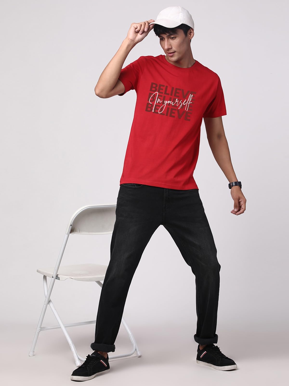 ADRO Tshirt for Men | Printed T Shirt for Men | 100% Cotton T-Shirt |Printed T Shirt | T-Shirts | RN24-INV