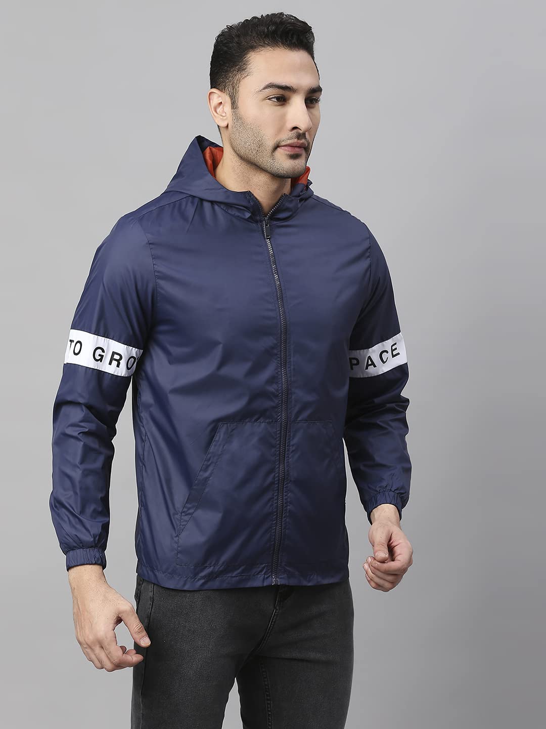 Dennis Lingo Polyester Regular Fit Full Sleeves MenS Panelled Shell Jacket With 2 Pockets - Lightweight Casual Winterwear For M