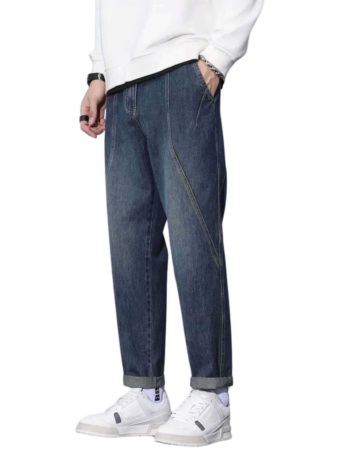 Greciilooks Men Mid Rise Regular Denim Jeans (Gl-Mj-36_Grey