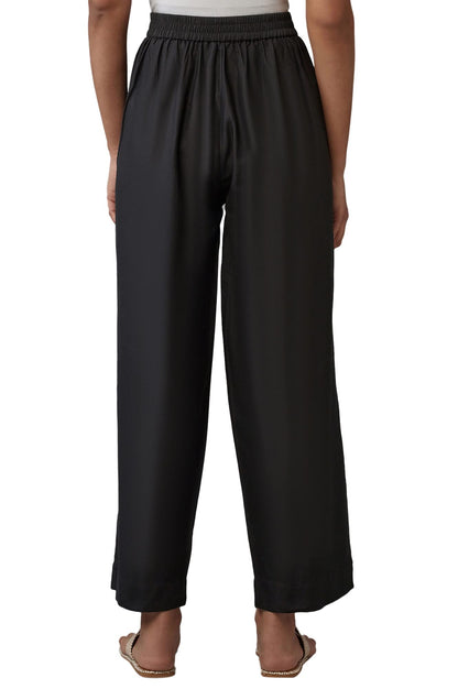 W Cotton Blend Strechable Parallel Pants For Women | Cotton Blend Parallel Pants For Women | Trousers For Women | W For Woman