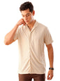 The Indian Garage Co Mens Slim Fit Shirt (1223-SHTKRS-06-01_Cream