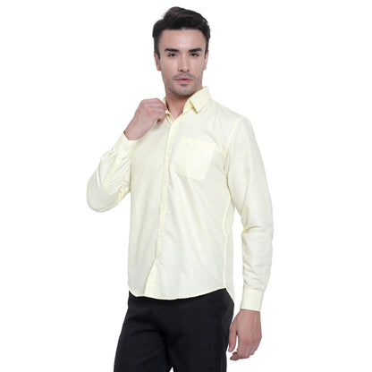 Tee Projekt Premium Plain Cotton Shirt for Men | Cotton Shirt | Casual Shirt | Solid Shirt | Full Sleeves | Formal Shirt (SFA-ST