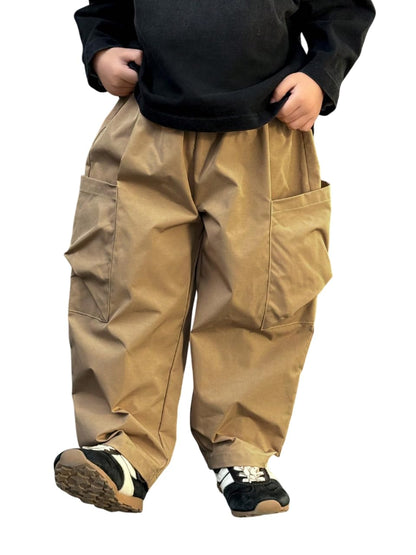 TAGAS Boys Cargo Pant|Regular Slim Cargo for Kids ||Relaxed Trouser|Boy Loose Comfortable Pant|Boys Joggers||(KC-8) Khaki