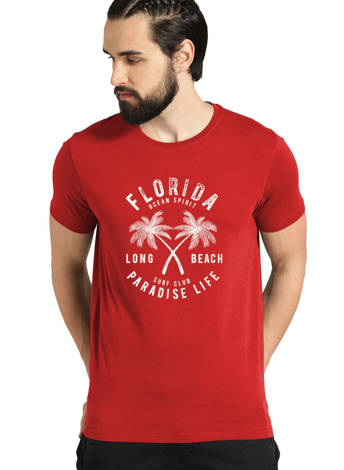 ADRO Florida Paradise Life Mens Printed T-Shirt