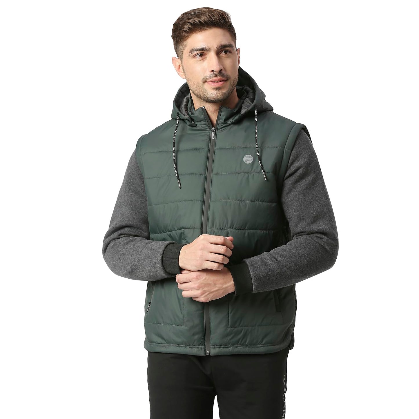 Pepe Jeans MenS Polyester A-Line Standard Length Coat (Pm402695_Olive_Xl)