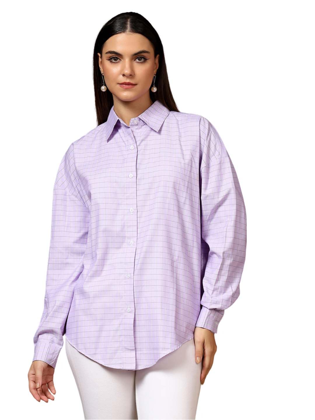 Kotty WomenS Oversized Comfortable & Stylish Casual Shirt(Multicolor,M)