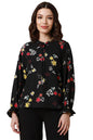 Allen Solly Women Printed Casual Round Neck Shrug