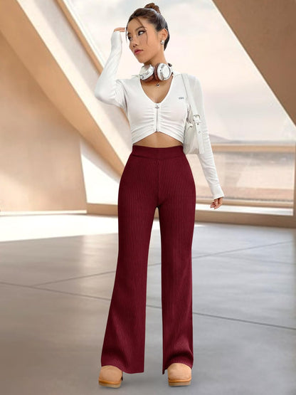 Tee Projekt Regular Fit Trousers for Women | Regular Trousers for Women