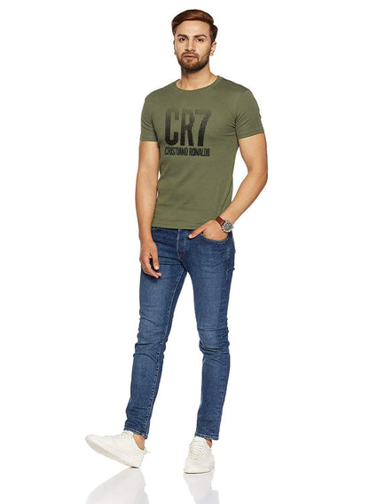 ADRO Design Printed T-Shirts for Men & Women (RNR-S35-CR07-OL_Olive)