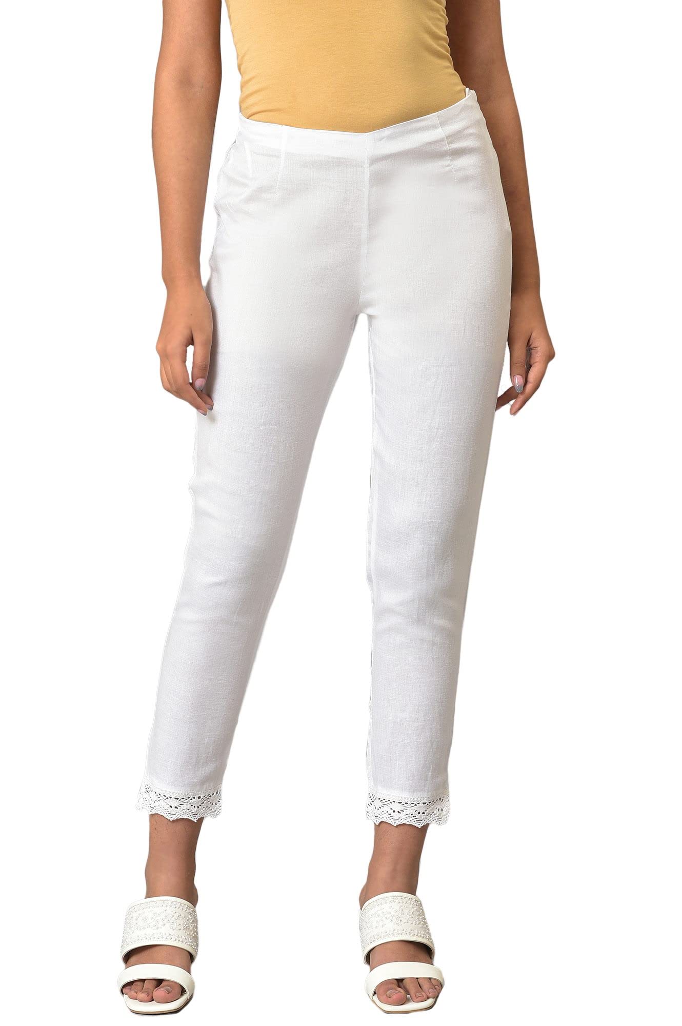 W Strechable Slim Pants For Women | Trousers For Women | W For Woman