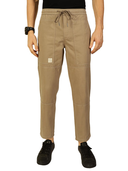 Thomas Scott Mens Relaxed Fit Pure Cotton Trousers Light Grey