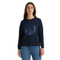 Navy Graphic Print Full Sleeve Sweatshirt