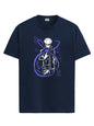 ADRO Mens Anime T Shirt - Premium Cotton Anime Gojo Tshirt - Perfect for Anime Fans Print and Comfortable Fit Navy Blue T-Shirt|