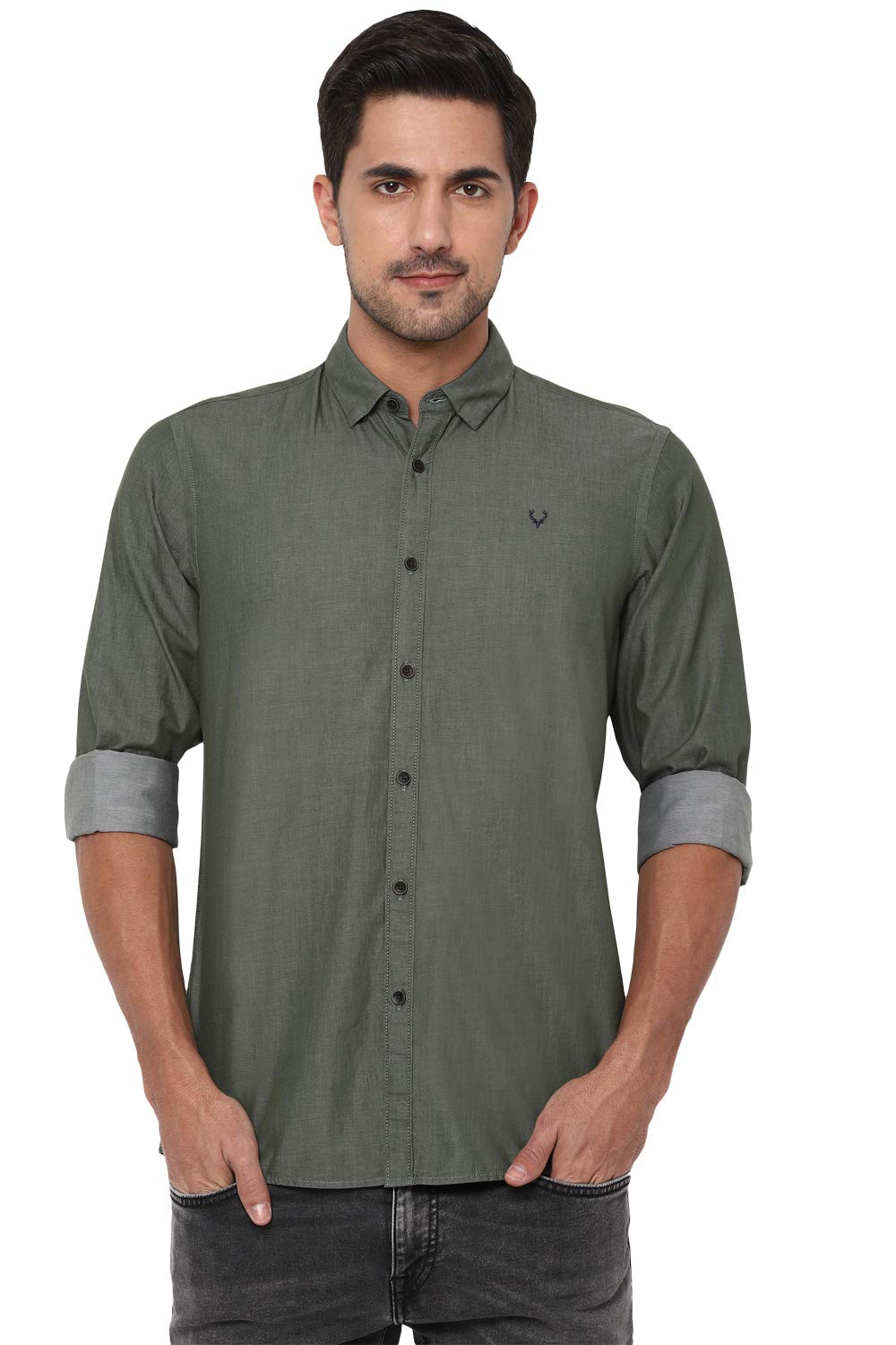 Allen Solly Men Solid Shirt