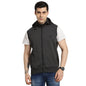 Turtle Men Grey Cotton Stretch Solid Hooded Sweatshirt
