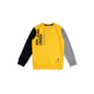 Pepe Jeans BoyS Cotton Crew Neck Sweatshirt (Pb581596_Gold Yellow