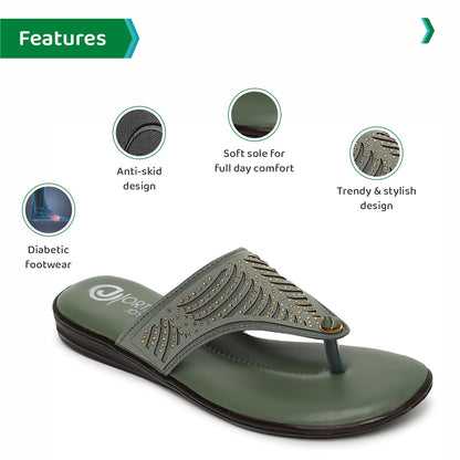 Ortho Joy Fancy Doctor Slipper For Women | Fancy Comfortable Footwear For Women