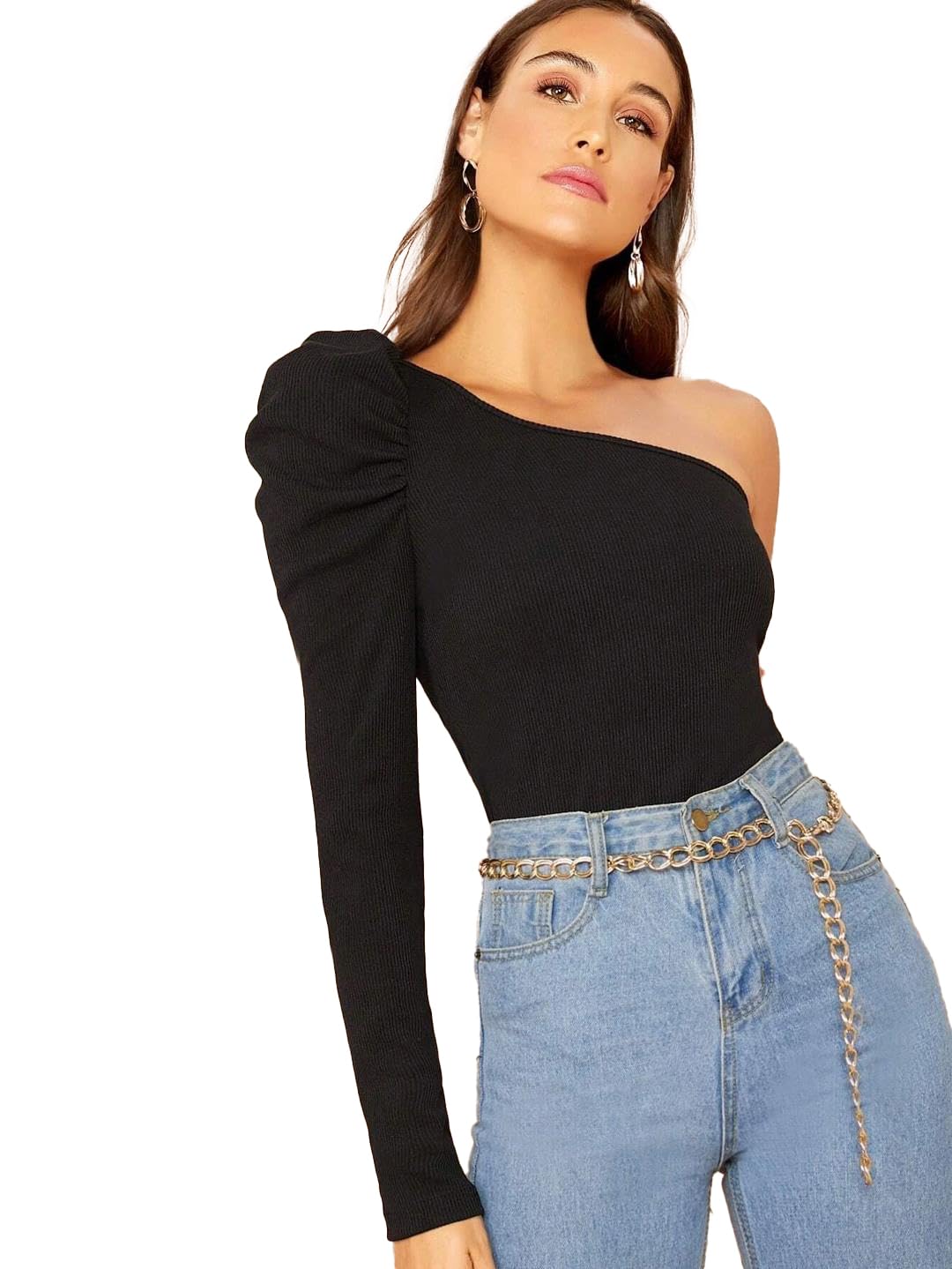Kotty Womens Regular Fit Full Sleeves Solid Top