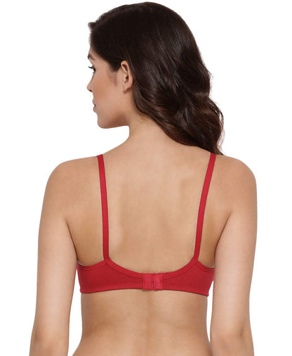 Lyra Lux 501 Plunge Underwired Everyday Bra (Redlove)
