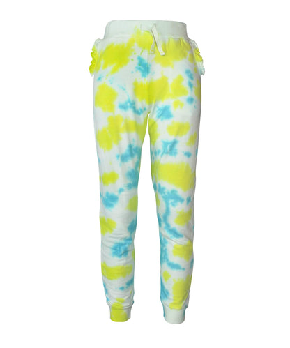 Kyda Kids 100% Cotton Kids Printed Joggers For Girls Multicolor (Pack Of 1)