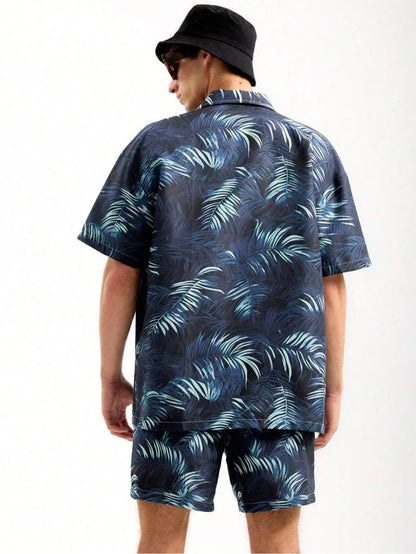 Greciilooks For Casual Stylish Polycotton Regular Formal Shirt Blue