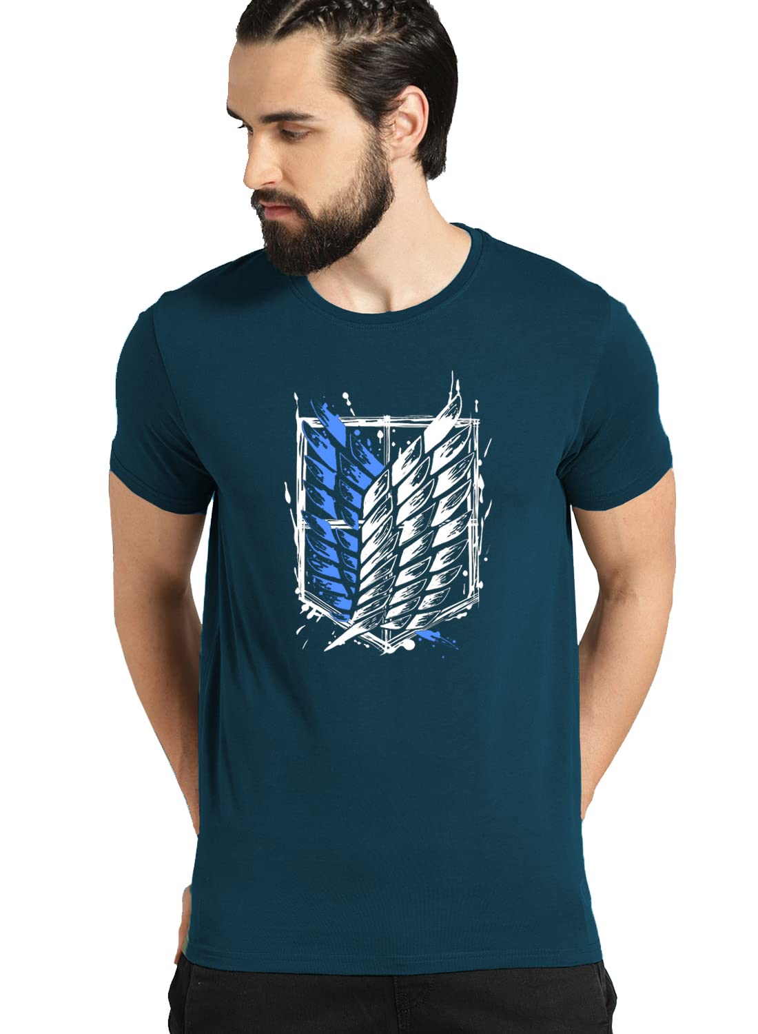 ADRO Mens Attack on Titan Cotton T-Shirt (M)