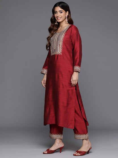 Varanga Women's Cotton Straight Kurta Kurta Bottom Set Dupatta Set