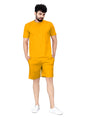 ELLITI Cotton Blend Casual Round Neck Half Sleeve Oversized Co-ord Set Mens, Pyjama Set, Sleepwear Loungewear T-Shirt and Short